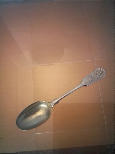 John Nodder 1887 Queen Victoria Golden Jubilee Silver Plate Teaspoon