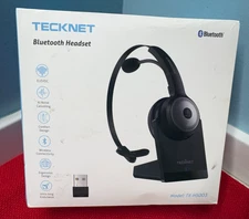 NEW Sealed Tecknet Bluetooth Headset Model TK-HS003