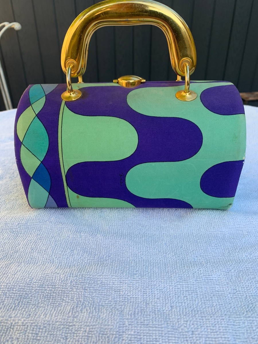 ICONIC 1960'S EMILIO PUCCI * HARD CASE * PURSE * TREASURE BOX
