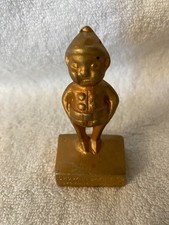 vintage Brownie Baking company mascot metal figurine Spokane 3 1/2"
