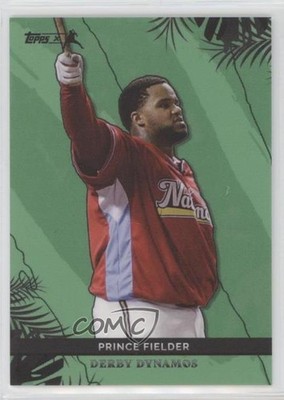 2022 Topps X Juan Soto Derby Dynamos Green /75 Prince Fielder #35 1c7