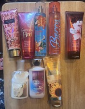 BATH BODY WORKS LOT of 8 Fine Fragrances Body Lotions
