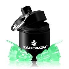 Eargasm Afterglow High Fidelity Earplugs - Reusable Glow-in-The-Dark Noise Re...