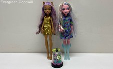 Lot of 2 Monster High Dolls & Keychain