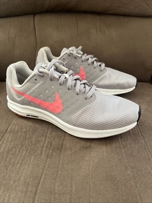 Nike Downshifter 7 Vast Grey Sunset Pulse, 852466-015, Size 9