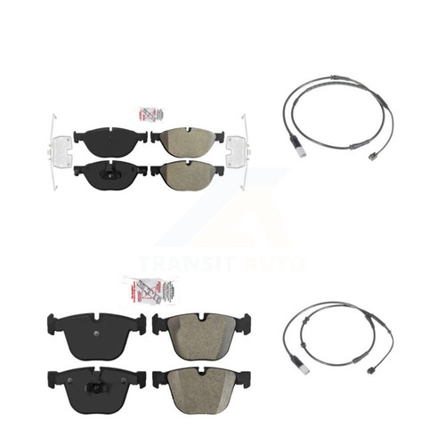 AmeriBRAKES KNW-100130 4-Wheel Set Brake Pad Sets Front & Rear for 750 BMW 750i - Picture 1 of 8