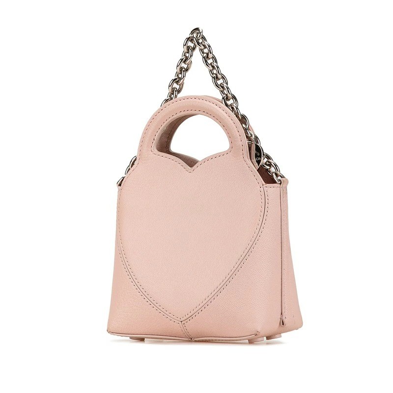 Tiffany Return To Micro Tote Pink Leather Women's Handbag 2Way