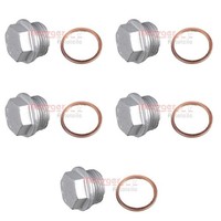 5X Metzger ÖLablassschraube Mit Dichtring M18X1,5 9Mm AußEnsechskant ÖLwanne ÖLw