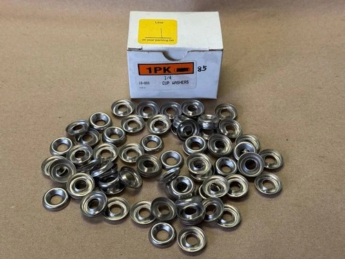 85 PCS 1/4 CUP WASHERS 18-8 SS STAINLESS STEEL image 7