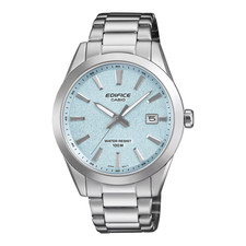 Casio Edifice EFV-160D-2B 40mm Blue Dial Stainless Steel Band New Men's Watch