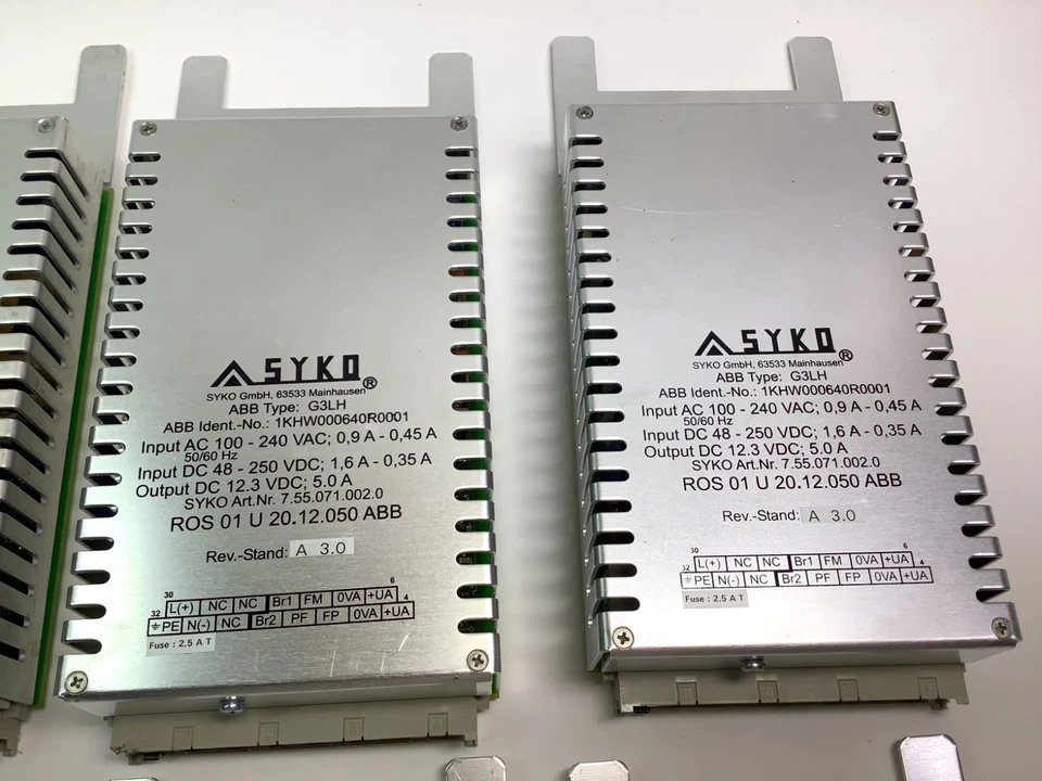 ABB G3LH 1KHW000640R0001 DC Power Supply Module SYKO 12.3V 5A Converter - Image 2 of 4
