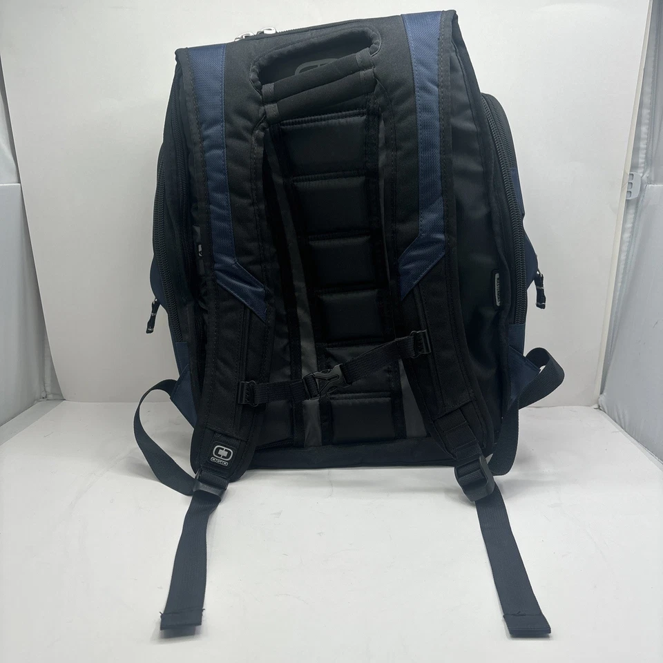 Mochila acolchada para computadora portátil Ogio Mastermind azul negra logotipo de la empresa - NUEVA CON ETIQUETAS Foto 4 de 4