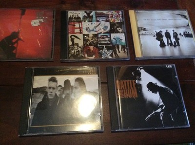 U2 [5 CD Alben] Achtung Baby Rattle Atomic Bomb Joshua Tree LIVE Blood Red Sky