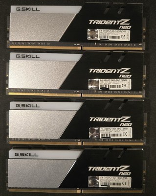 G.Skill Trident Z Neo Series 32GB (4x8GB) RAM DDR4 3600MHz F4