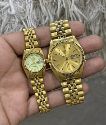Seiko 5 Sports Gold Men's Watch - SNXJ94 for sale online | eBay