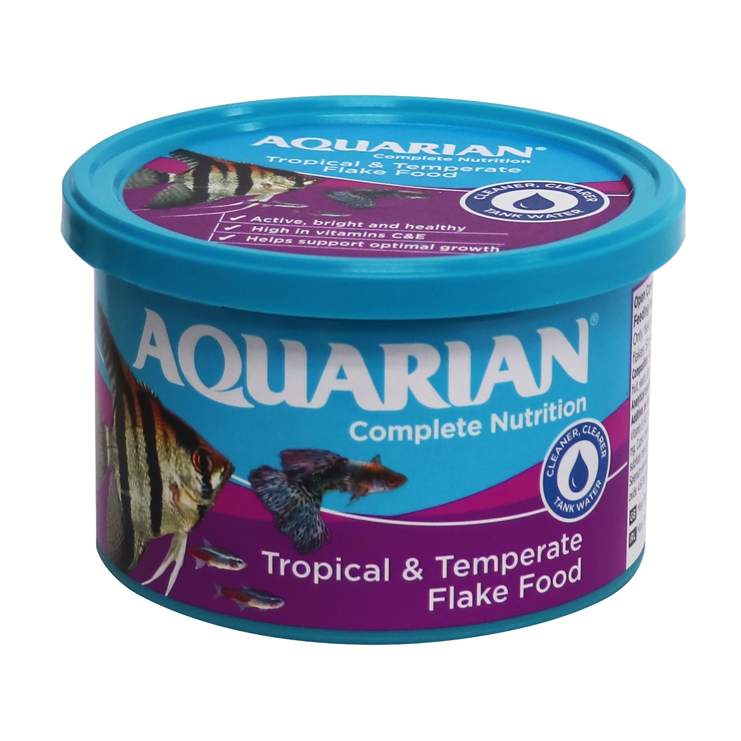 50g Aquarian Tropical Fish Flakes Complete Nutrition Aquarium Fish Food