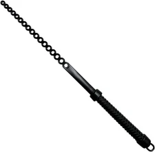 Rubber Whip Horse Riding Crop 24-inch Black 