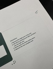 Official Blank Rolex Service Card from Rolex Service Center. NEW