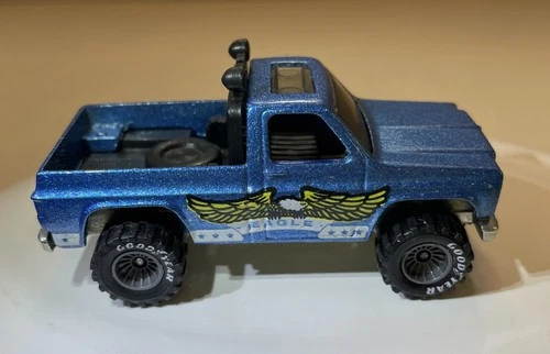 Vintage 1982 Hot Wheels Real Riders Bywayman w/Eagles PickUp Truck V Good Loose