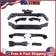8Pcs Front Support Radiator Brackets Kit Set Steel For Nissan Sentra 2013-19 US