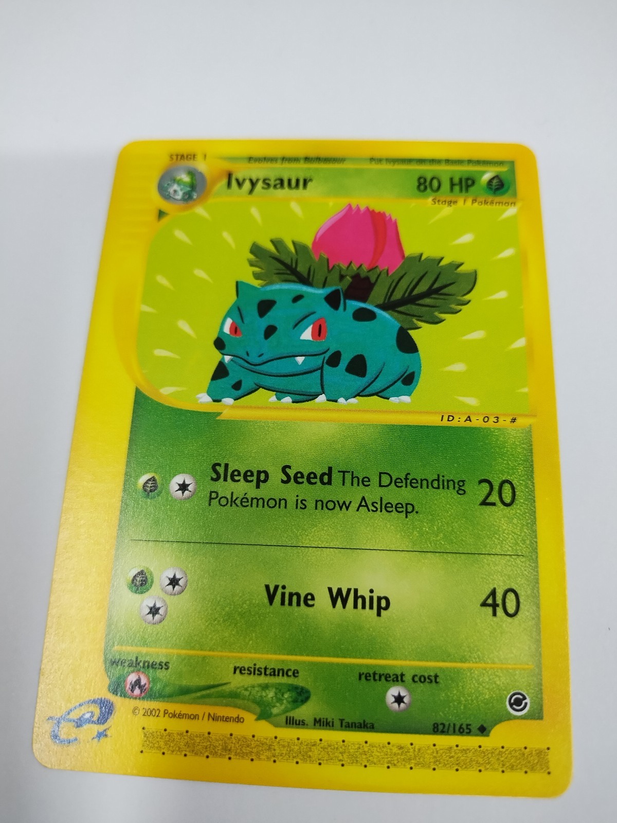 MINT Pokémon TCG Ivysaur Expedition Base Set 82/165 Regular Uncommon Non Holo