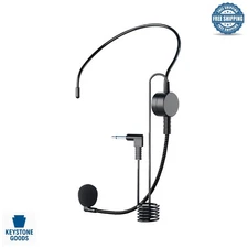 High-Fidelity Wired Headset Microphone for Clear Sound & Hands-Free Comfort