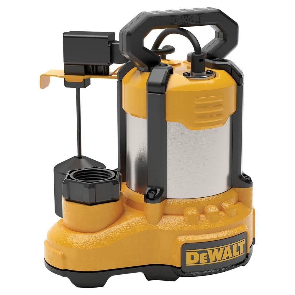 DEWALT Stainless Steel Cast Iron Automatic Submersible Sump Pump DXWP62383