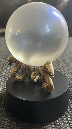 Harry Potter Collectible Divination Crystal Ball with Snake Base Figurine