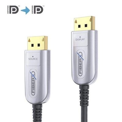 FiberX Serie - DisplayPort 2.0 8K Glasfaser Extender Kabel - 60m
