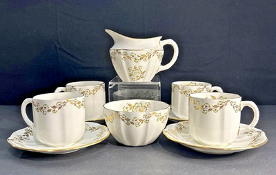RARE Royal Crown Derby Touraine 10 Pc Tea Set EXCELLENT | eBay