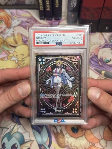 PSA 10 Stussy SP OP07-085 OP11 One Piece 2025 A Fist Of Devine Speed