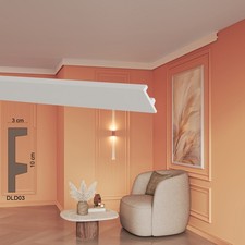 Coving Cornice Moulding Led Type Xps Material DIY, Not Plaster, DLD Models