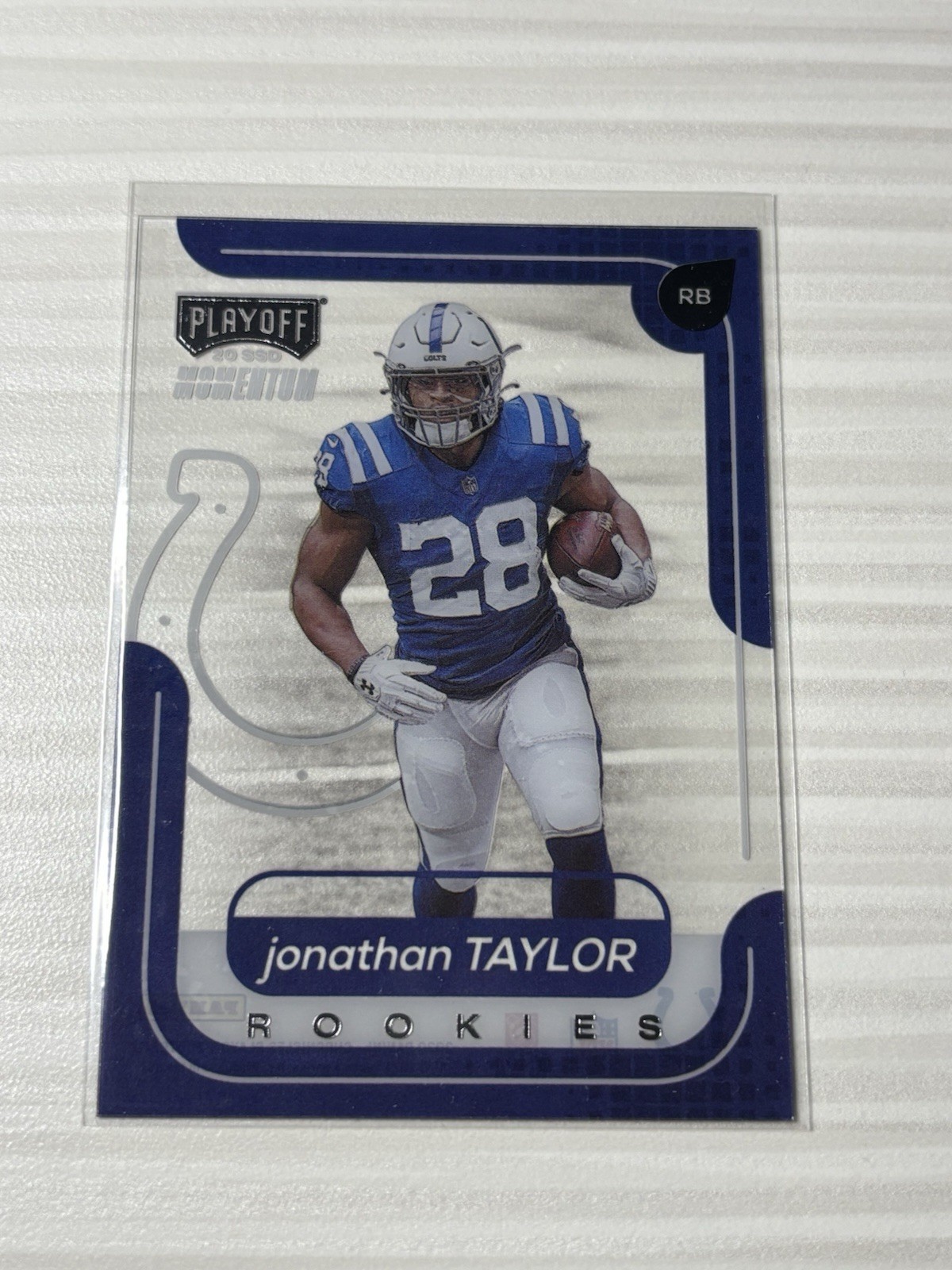 2020 Panini Chronicles Playoff Momentum SSD Rookies #M-7 Jonathan Taylor RC