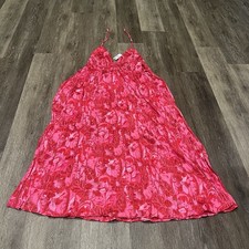 Express Floral Maxi Dress Pink Sleeveless Women’s Size XL NWT