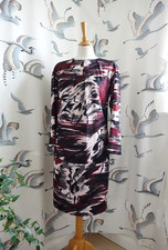 MAX MARA STUDIO Black & purple shift dress size 12