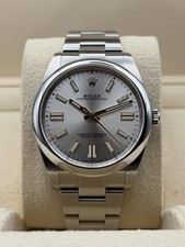 2022 Rolex oyster perpetual 41 Silver Dial Ref:124300 Full Set