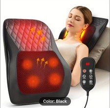 Shiatsu Neck Back Massager Pillow with Heat Pain Relief Deep Kneading Massage