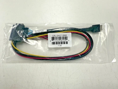 Supermicro CBL-SAST-0956 45cm OCuLink to U.2 PCIE with Power Cable