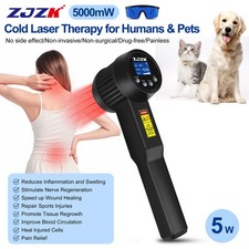 Laser Physiotherapy Device 650nm 808nm 5W Red Light for Muscle Joint Pain Relief