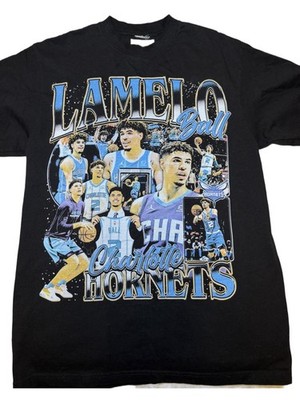 Lamelo Ball T-shirt Sz L Game Changer Company Rap Tee Sportswear Hornets NBA