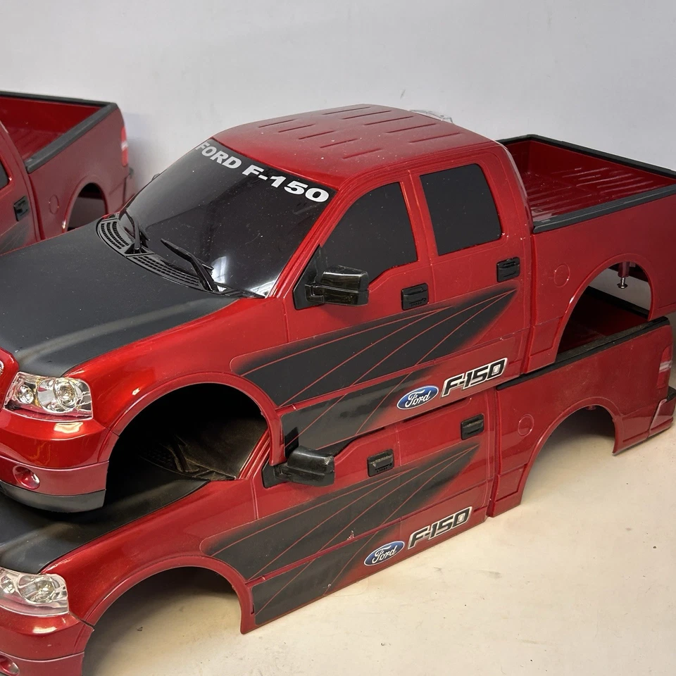 Lot of 6 New Bright RC Ford F-150 Truck Bodies ~17" Shells 1:12 2004-2008 - Image 2 of 4