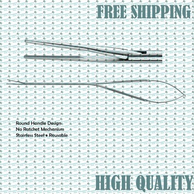 Scanlan Jacobson DeBakey Forceps | 1mm Straight Jaws, 5mm Shaft, 16 inch Working