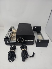 Sawyer Rotomatic Model 600 Automatic Focus Slide Projector W/ Remote Tested