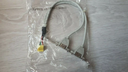 Gigabyte 12CR1-1UB030-51 bracket mit 2USB-Anschlüsse    TOP  ** NEU