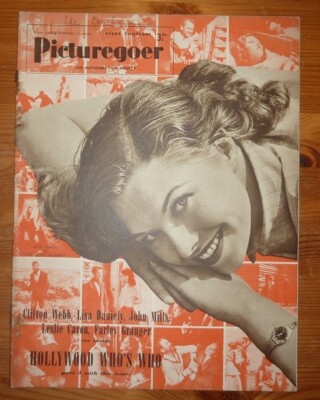PICTUREGOER No 929 Vol 25 21ST FEB 1953 EVA BERGH COVER LESLIE CARON JOHN MILLS