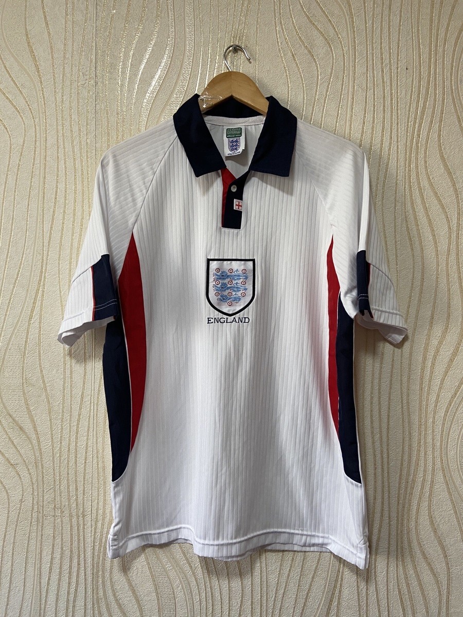 ENGLAND 1998 1999 HOME FOOTBALL SHIRT SOCCER JERSEY SCORE DRAW