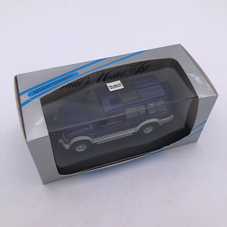 Minichamps Mitsubishi Pajero LWB 1994 azul metálico escala 1:43 en caja Foto 2 de 4