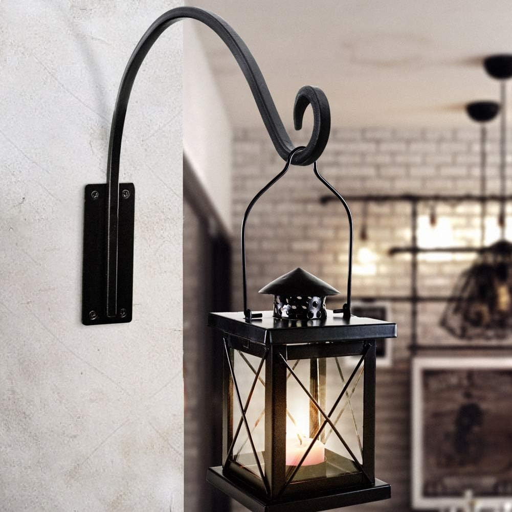 Heavy-Duty Plant Hanger Outdoor: Hanging Plant Hook for outside Basket - 16-Inch