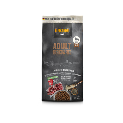 BELCANDO Adult Iberico & Rice 1 kg Trockenfutter Hundefutter Futter Hund trocken