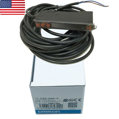 ONE NIB Omron E3X-DA6-S Digital Fiber Optic Sensor Switch- US Stock